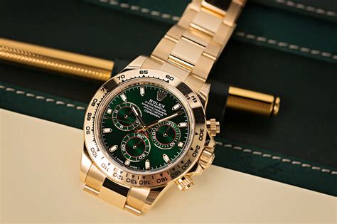 rolex daytona green dial price